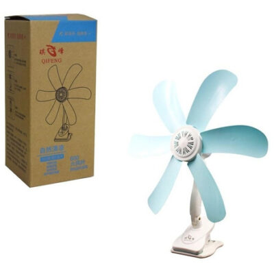 Ventilador De Broche 5 Paletas