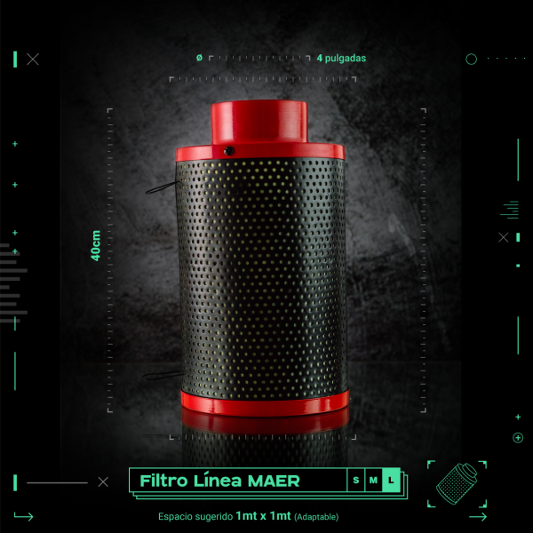 Grower Things - Filtro Carbón Activado  "L"