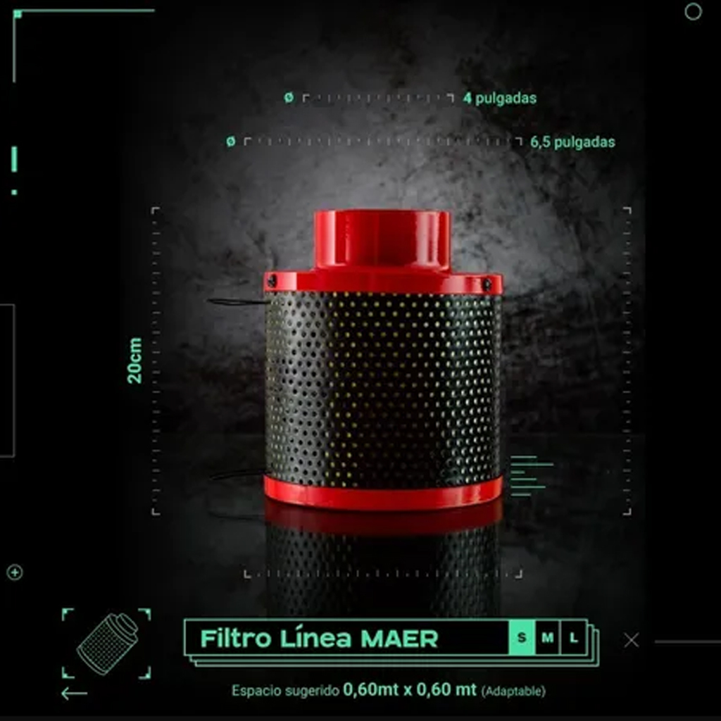 Grower Things - Filtro Carbon Activado "S"